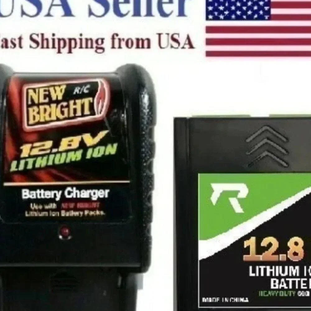 The New Bright 12.8V Lithium-Ion Battery and Charger for RC Truck